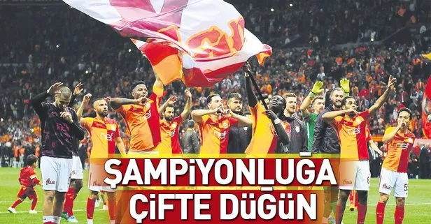 Şampiyonluğa çifte düğün