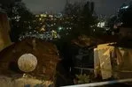 İZLE I Gaziosmanpaşa’da toprak kayması! 14 gecekondu zarar gördü 70 kişi tahliye edildi