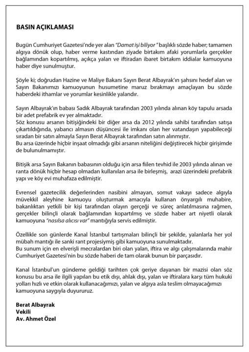 Son dakika: Anadolu Yayıncılar Derneği'nden, Bakan Albayrak’a yapılan medya lincine kınama-2