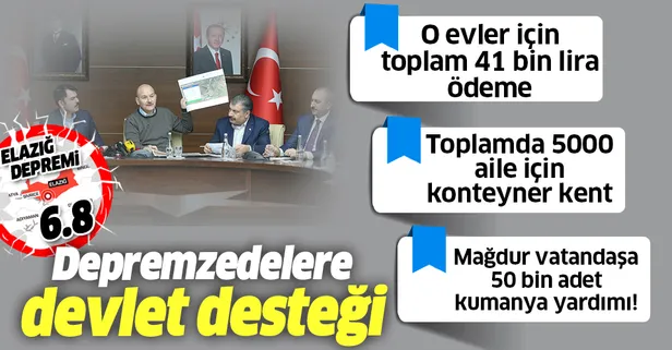 Son dakika: İçişleri Bakanı Süleyman Soylu, depremzedelere yapılacak yardım miktarını açıkladı