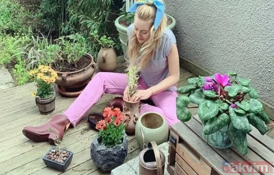 Kenan İmirzalıoğlu'nun hamile eşi Sinem Kobal evinin bahçesinden paylaştı! İşte Sinem ve Kenan'ın aşk yuvası... - 17