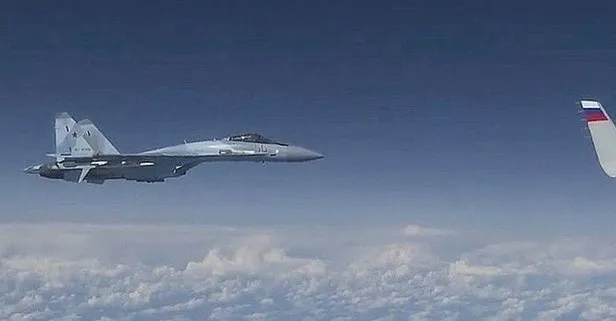 Sınır hattında gerginlik! Rus savaş jetleri ABD keşif uçağını engelledi