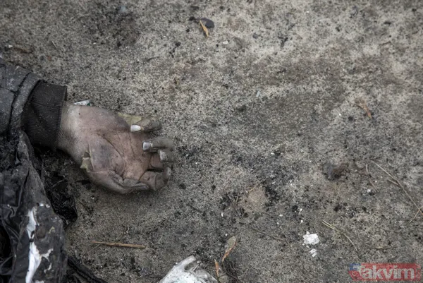 Ceset war! Buça'da dehşete düşüren görüntüler! Toplu mezarlar... - 1