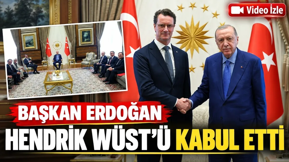 Başkan Erdoğan, Hendrik Wüst'ü kabul etti