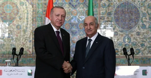 Başkan Erdoğan, Cezayir Cumhurbaşkanı Abdülmecid Tebbun ile Sudan'daki gelişmeleri görüştü