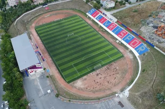 Son dakika: Silivri Stadı'nda korkutan yangın!