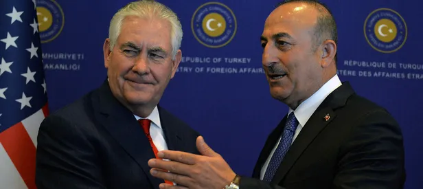 Çavuşoğlu, Tillerson ile görüştü