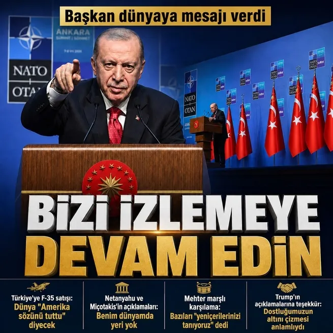 Külliyeden dünyaya F-35 mesajı! Başkan Erdoğan: Bizi izlemeye devam edin