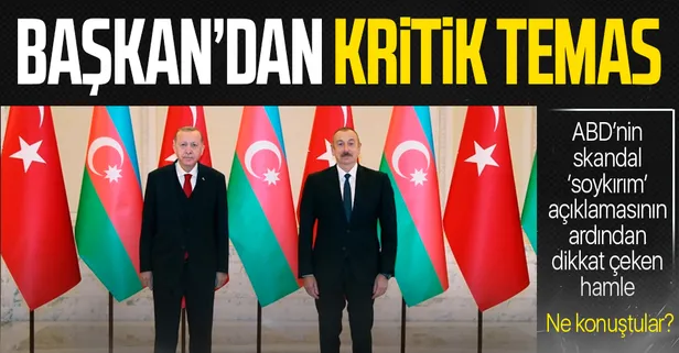 Başkan Erdoğan, Azerbaycan Cumhurbaşkanı Aliyev ile görüştü