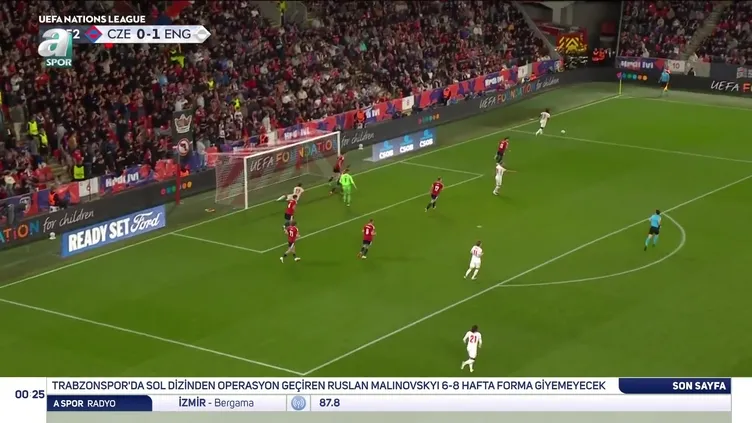 Çekya 0-2 İngiltere | MAÇ ÖZETİ