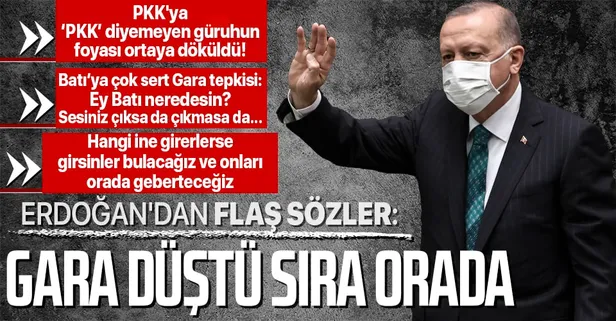 Son dakika: Başkan Recep Tayyip Erdoğan'dan yeni operasyon sinyali: Gara düştü sıra orada!