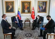 Dışişleri Bakanı Mevlüt Çavuşoğlu Venezuela Dışişleri Bakanı Jorge Arreaza ile görüştü