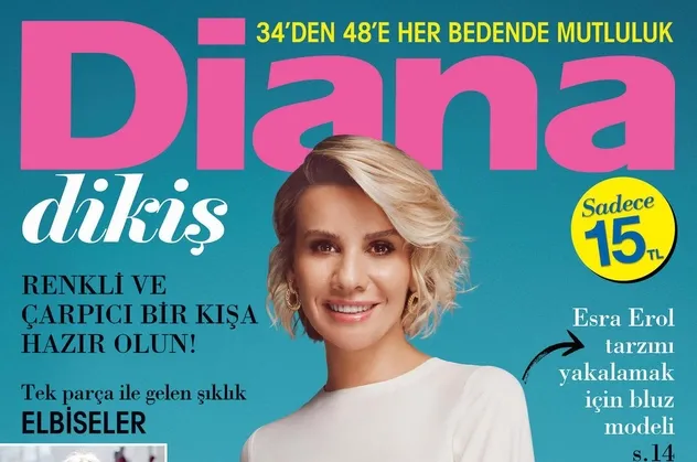 Turkuvaz Dergi Grubu’nun yeni dergisi “Diana Dikiş” çıktı!