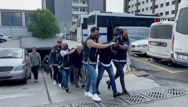 İstanbul’da ‘Karagümrük’ çetesi (Nurişler) üyeleri adliyeye sevk edildi