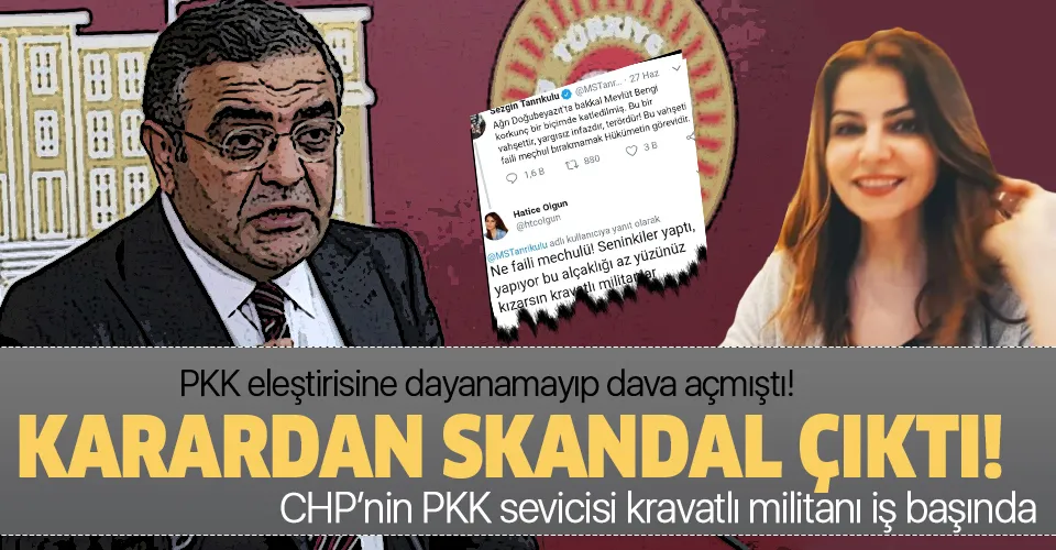Hatice Olgun, CHP'deki HDPKK'lı Sezgin Tanrıkulu'na hakaret ettiği gerekçesiyle ceza almıştı! O kararın arkasından skandal çıktı!