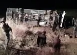 Yolcu otobüsü şarampole uçtu