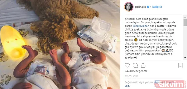 Pelin Akil ve Anıl Altan ilk kez ikizlerinin fotoğraflarını paylaştı: Şu görüntüye değmez mi tüm yorgunluklar? - 41