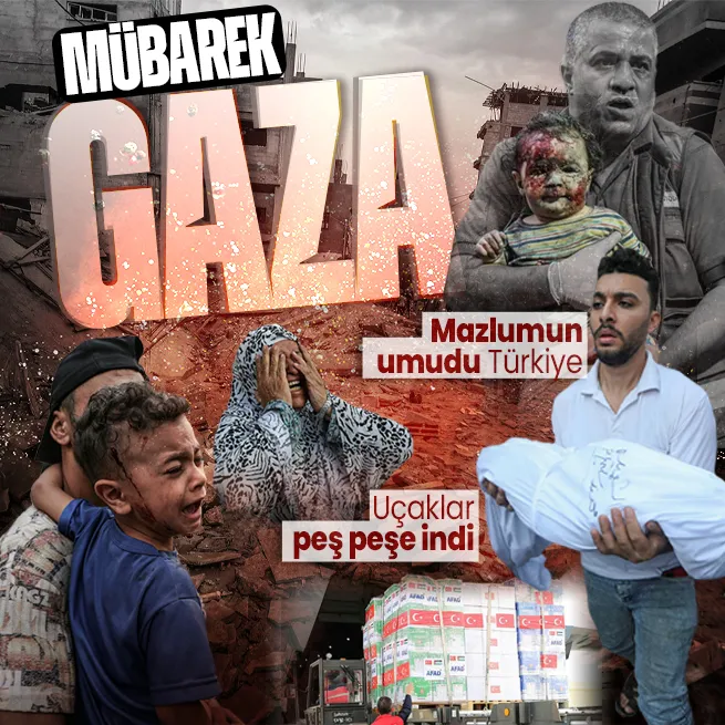 Türkiye Gazze için seferber! Yardım için gönderilen üçüncü uçak Mısırda: İlaç, tıbbi malzeme, dayanıklı gıda, çocuk bezi...