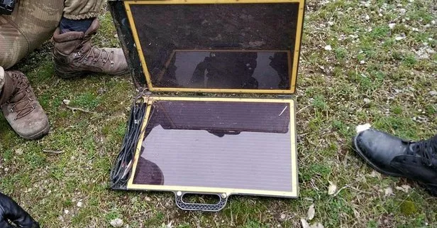 Batman’da PKK’ya ait el yapımı patlayıcı ve güneş panelleri ele geçirildi