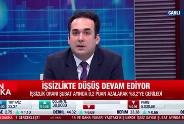 İşsizlik oranı yüzde 8,2'ye geriledi!
