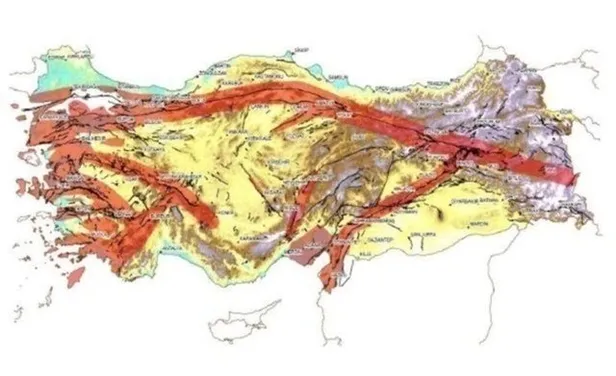 Türkiye deprem risk haritası güncellendi! Türkiye DİRİ FAY HATTI SORGULAMA |45 İL İÇİN UYARI! MTA evimin altından FAY HATTI geçiyor mu?-10