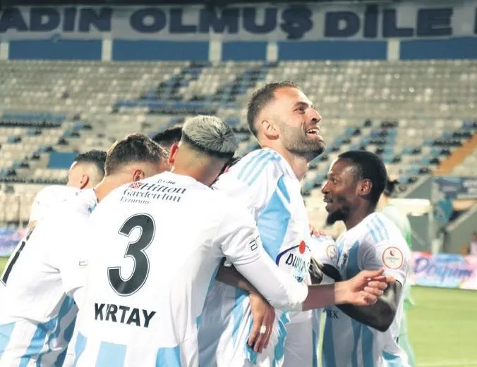 Erzurumspor tek golle 3 puanı kaptı