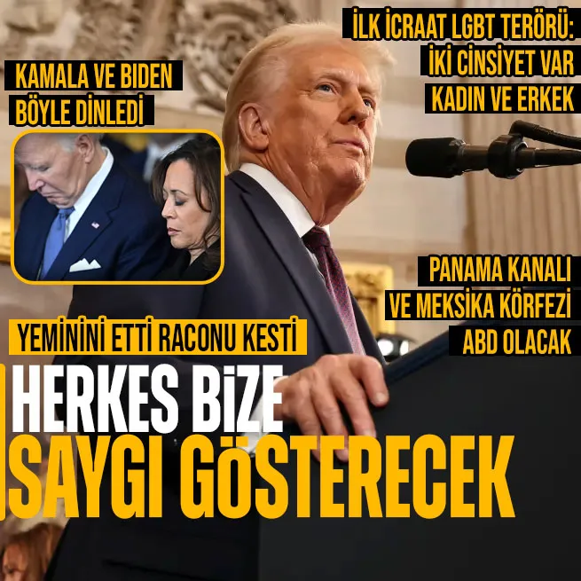ABDnin 47. Başkanı Donald Trumptan ilk mesaj: Herkes bize saygı gösterecek