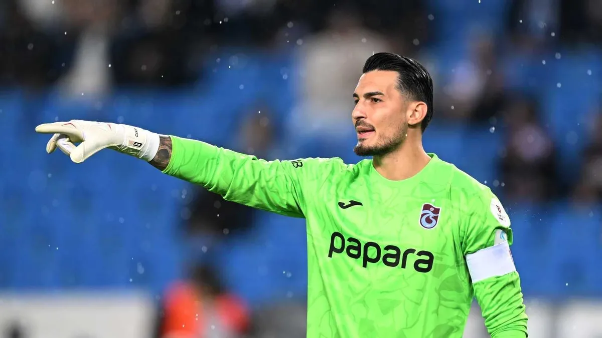 Trabzonspor'un kalecisi Uğurcan Çakır'dan kariyer rekoru!