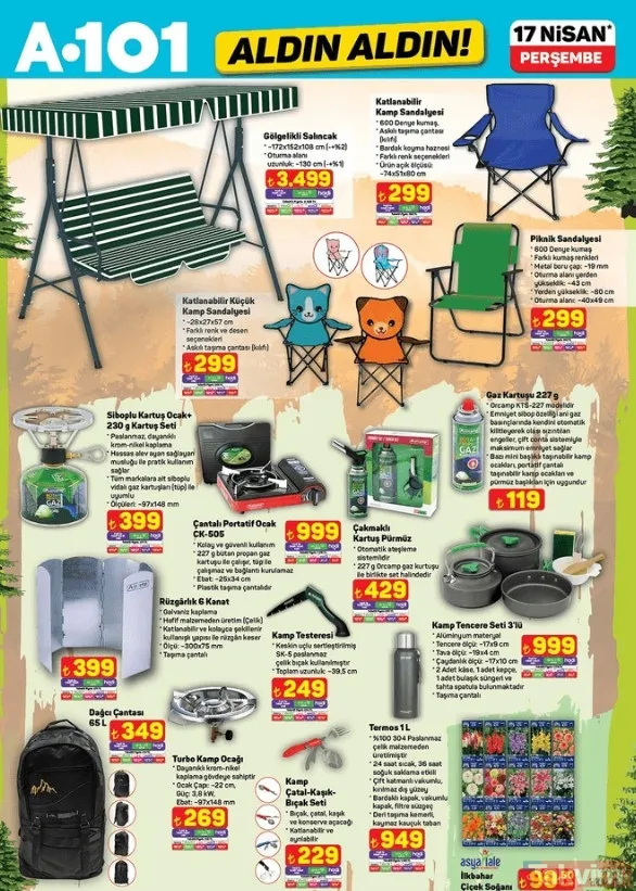 Şarjlı kahve & baharat öğütücü geliyor: A101 Market 17 Nisan aktüel kataloğu! - 17