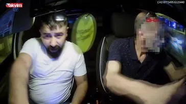 Antalya taksi gaspı kamerada!