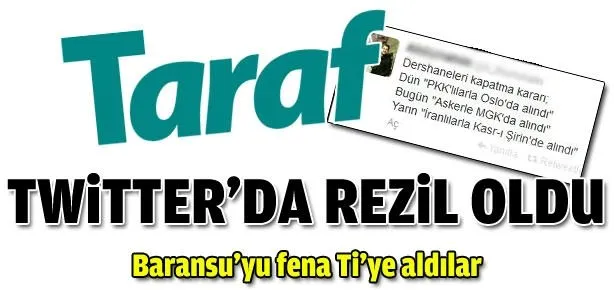 Twitter’da rezil oldular!