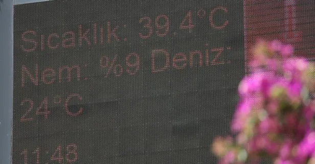 Antalya için yüksek sıcaklık uyarısı! Termometreler 44 dereceyi gösterecek