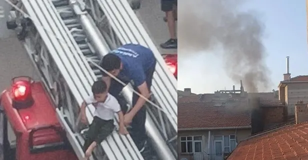Ankara'da yürekler ağza geldi! Binada yangın çıktı ekipler seferber oldu: Mahsur kalanlar kurtarıldı