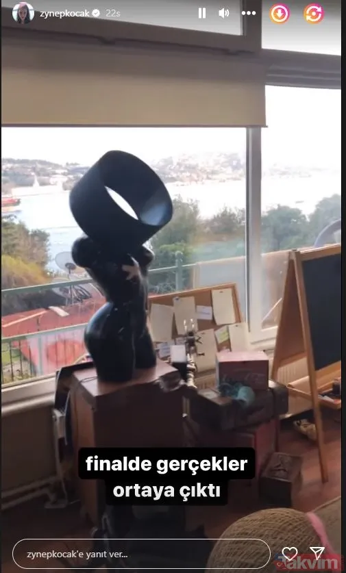 Zeynep Koçak elinde paspasla Boğaz manzaralı evini dip köşe temizledi! O anları anbean yayınladı! “Koltukları çektim her yeri...” - 21