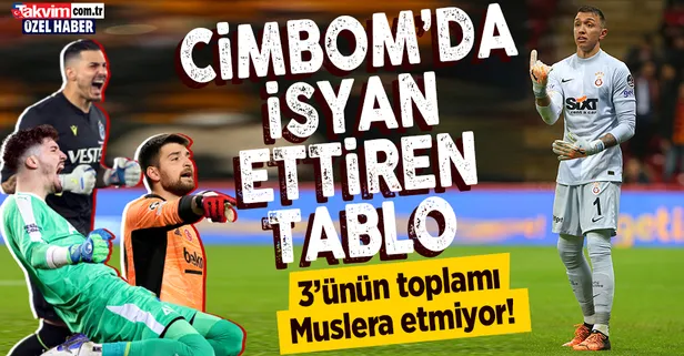 Galatasaray'da taraftarı isyan ettiren tablo! Altay Bayındır, Ersin Destanoğlu, Uğurcan Çakır'ın toplamı Muslera etmiyor
