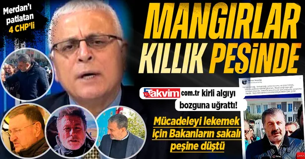 Takvim.com.tr kirli algıyı bozguna uğrattı! Bakanları sakal üzerinden hedef gösteren fondaş Merdan Yanardağ'ı patlatan 4 CHP'li isim