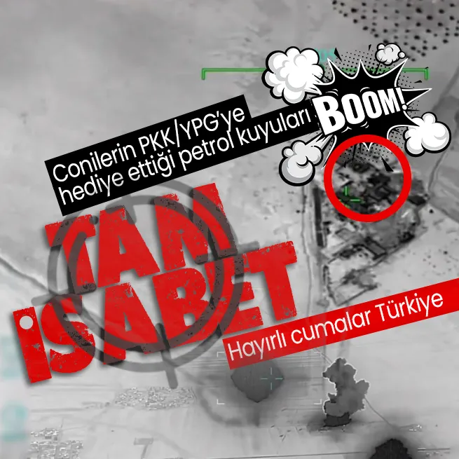 MSB görüntüleri paylaştı: PKK/YPG’li teröristlere ait hedefler dün gece kahraman pilotlarımız tarafından işte böyle imha edildi