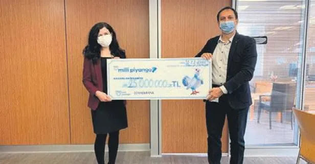 Süper talihli 25 milyonu aldı