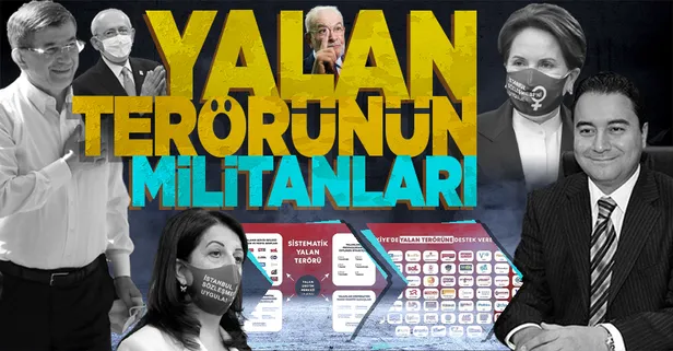 Kimler üretiyor? Kimler servis ediyor? İşte CHP'nin başını çektiği sistematik yalan terörü çetesi!