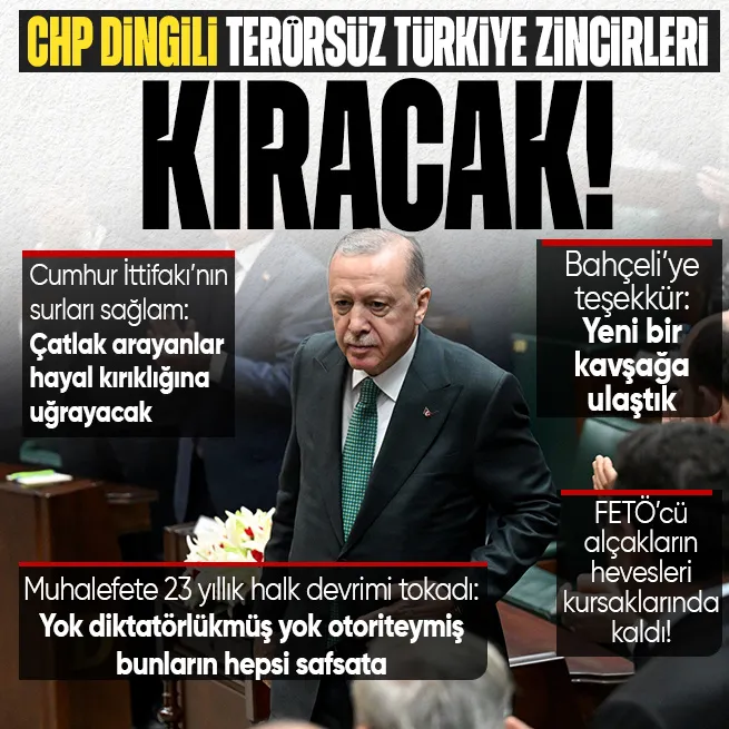 Başkan Erdoğan’dan Cumhur İttifakı mesajı: Çatlak arayanlar hayal kırıklığına uğrayacak