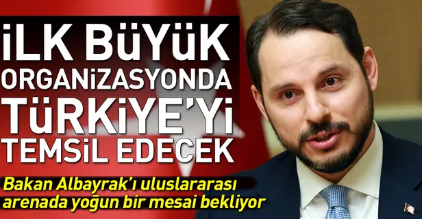 Kabinede Hazine ve Maliye Bakanlığı görevine getirilen Berat Albayrak'ın ilk uluslararası mesaisi