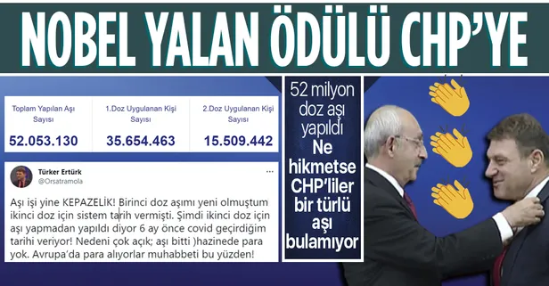 Her gün yüz binlerce kişi aşılanırken eski CHP'li Türker Ertürk aşıların tükendiğini ve aşı olamadığını iddia etti