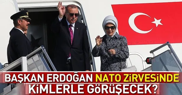 Cumhurbaşkanı Erdoğan NATO Zirvesi için Belçika’ya gitti! Erdoğan NATO zirvesinde kimlerle görüşecek?