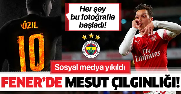 Fenerbahçe'de Mesut Özil çılgınlıgı! Taraftarlardan '#FenerSeniBekliyorMesut' kampanyası