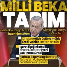 Başkan Erdoğan’dan Tarım Ekosistemi Buluşması’nda önemli açıklamalar! Çiftçiye peş peşe müjdeler... Yeni kredi ve hibe limitleri