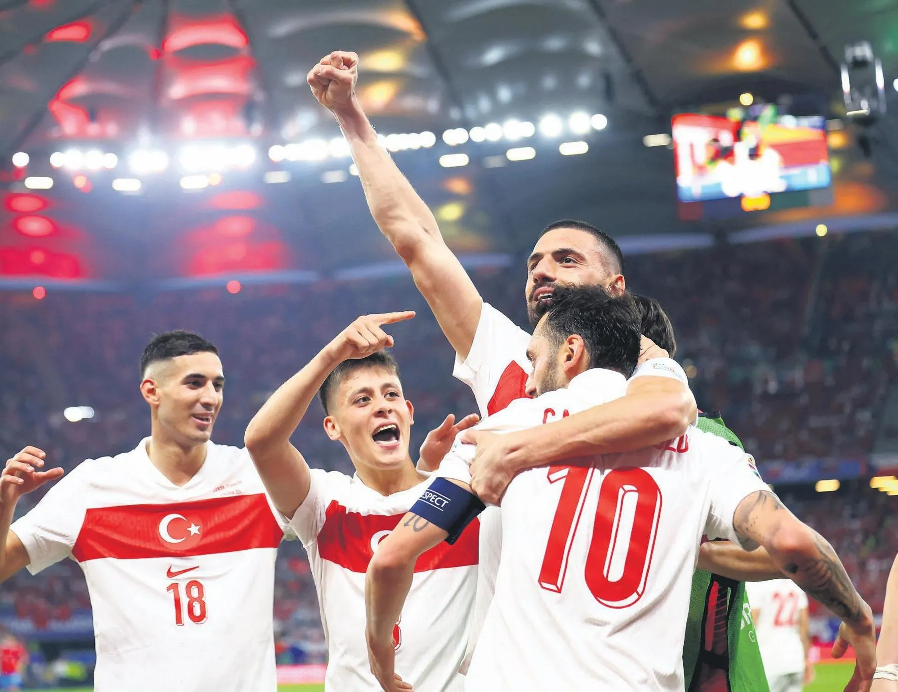 Bu gece zafer bizim çocuklar