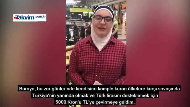 Suriyeli kızdan Türkiye'ye destek