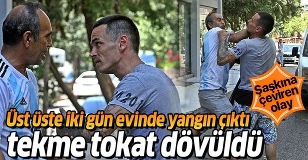 Antalya’da şaşkına çeviren olay! Üst üste evinde iki gün yangın çıktı, tekme tokat dövüldü