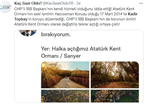 CHP'li İBB Başkanı Ekrem İmamoğlu bu kez de Kadir Topbaş'ın 2014'teki projesini kendi icraatı gibi tanıttı!-6