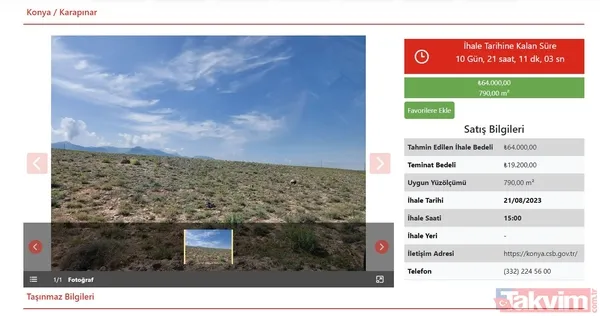 Prefabrik, tiny house, bungalov, 2+1 betonarme ev yapmak isteyenlere müjde! 12.000 TL'ye Eskişehir'de satılık arsa! Milli Emlak duyurdu - 4